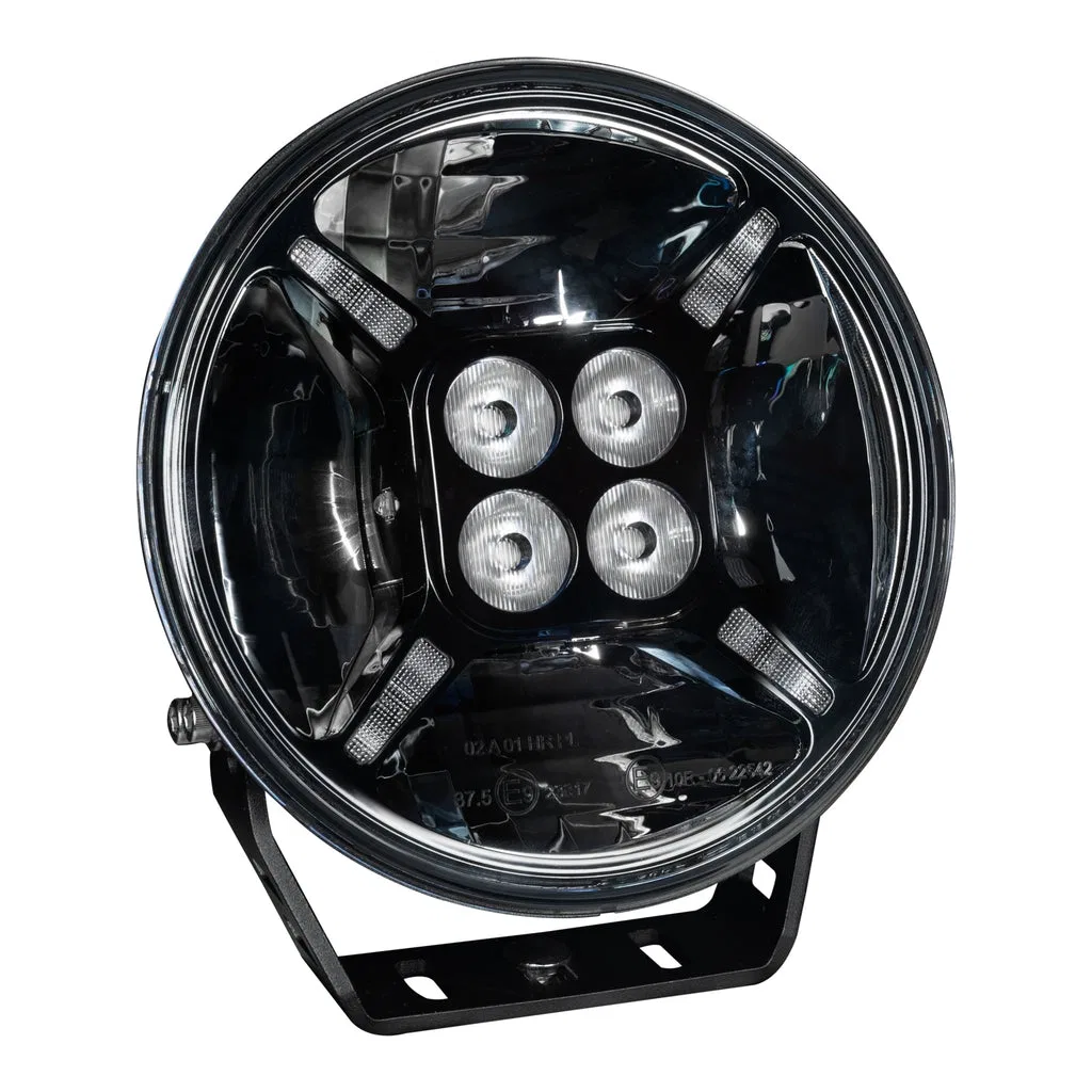 2915-023 – ORACLE LIGHT Spotlight, 60 Watt LED 7 Inch Black Round Housing White/ Amber LED 4 Amp At 12 Volt DC Combo ...